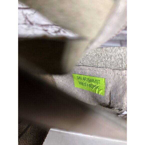 Ahnu Trolley Huarache Gray Leather Back Zip Wedge Sandals Women Sz 8.5M US/39EU - Picture 12 of 16